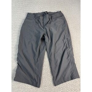 Kuhl Capri Pants Womens 14 Gray Straight Leg Hiking Zip Pocket Travel Outdoor